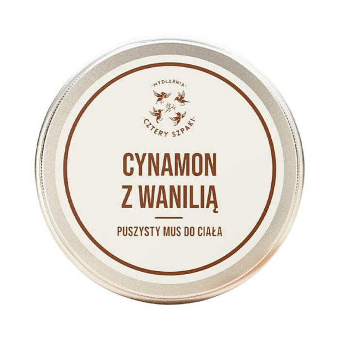 MYDLARNIA CZTERY SZPAKI Cynamon z wanilią mus do ciała 150ml