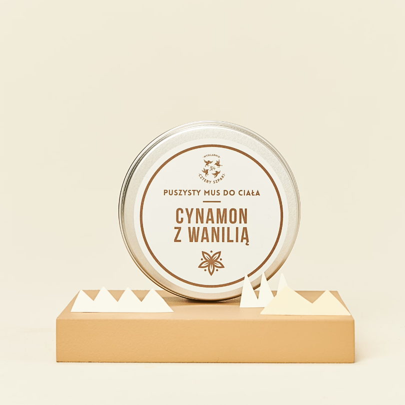 MYDLARNIA CZTERY SZPAKI Cynamon z wanilią mus do ciała 150ml