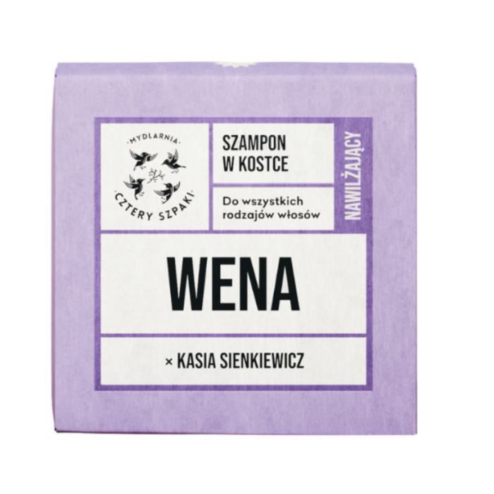 MYDLARNIA CZTERY SZPAKI Nawilżający szampon w kostce WENA x Kasia Sienkiewicz 75 g
