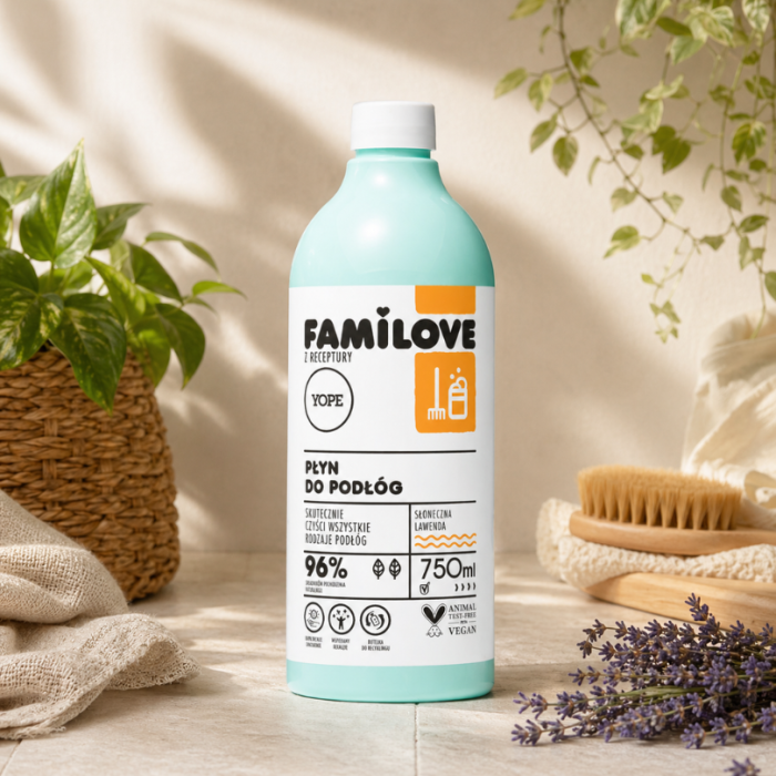 YOPE FAMILOVE Płyn do podłóg Słoneczna lawenda 750 ml