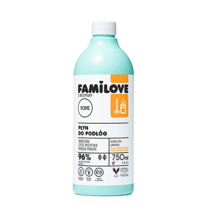 YOPE FAMILOVE Płyn do podłóg Słoneczna lawenda 750 ml