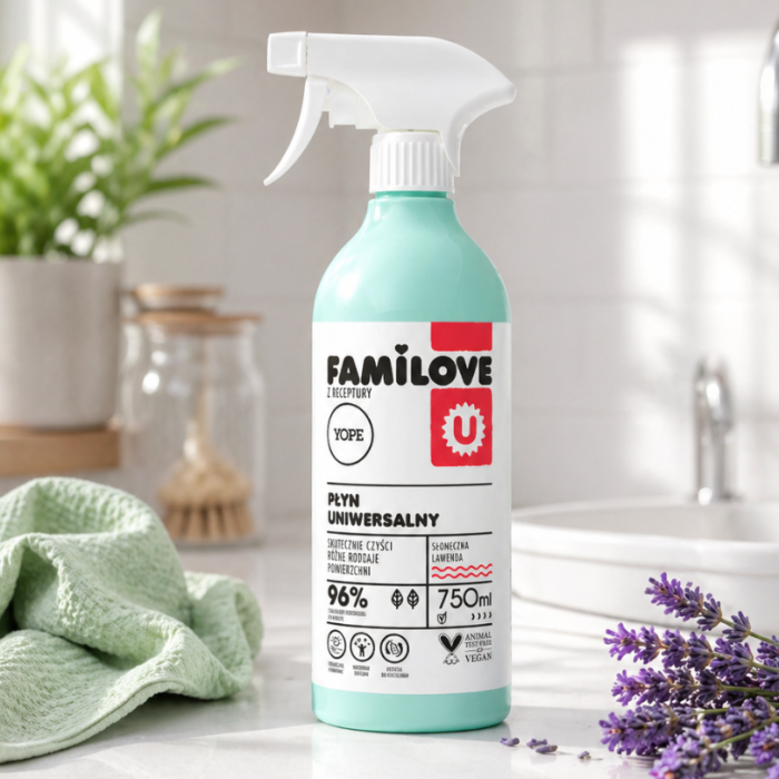 YOPE FAMILOVE Płyn uniwersalny Słoneczna lawenda 750 ml