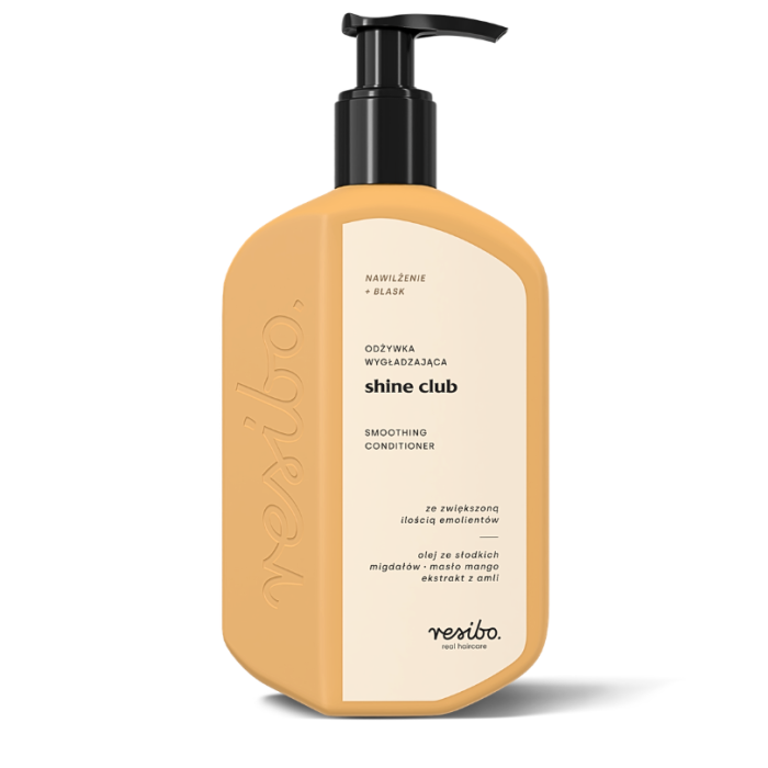 RESIBO Shine Club odżywka wygładzająca emolientowa 250 ml