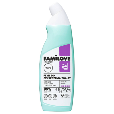 YOPE FAMILOVE Żel do czyszczenia toalet Słoneczna lawenda 750 ml
