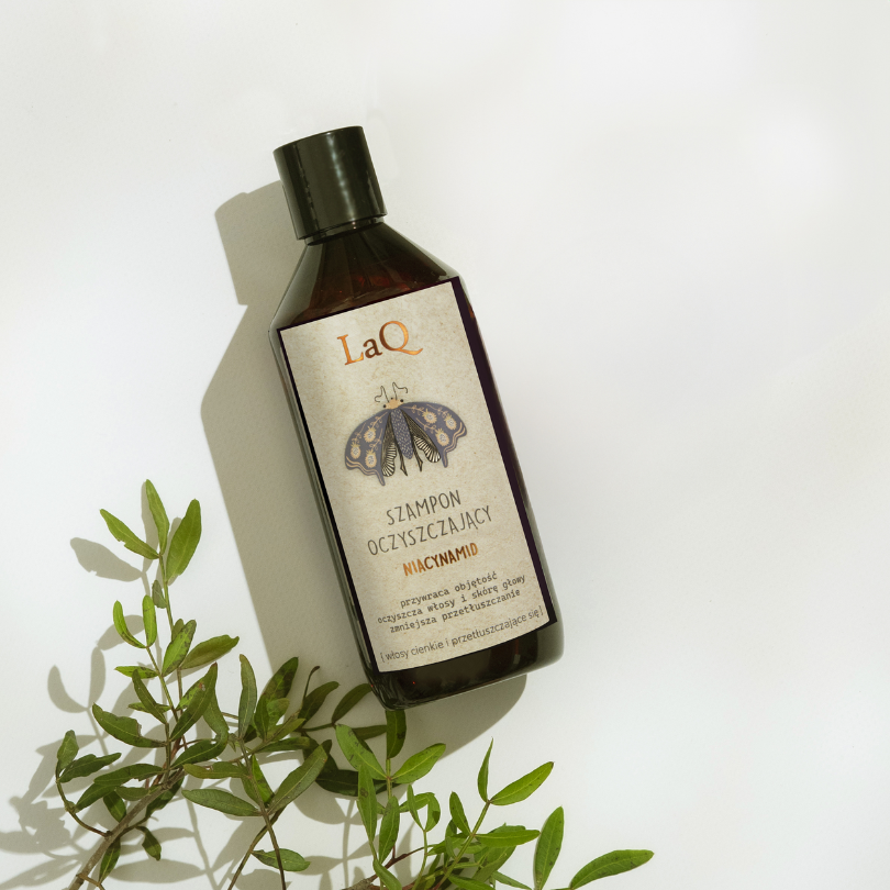 LAQ Szampon oczyszczający z NIACYNAMIDEM 300 ml