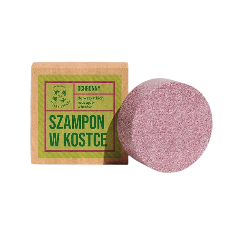 MYDLARNIA CZTERY SZPAKI Ochronny szampon w kostce - Leśna Róża