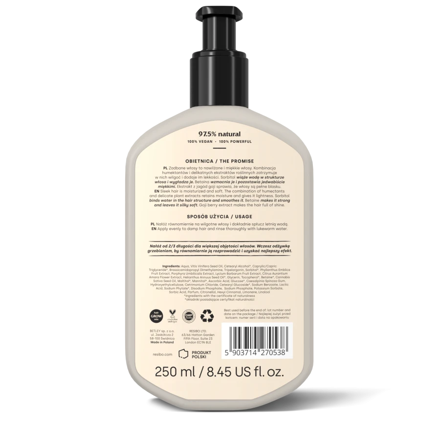 RESIBO Waterlight odżywka nawilżająca 250 ml