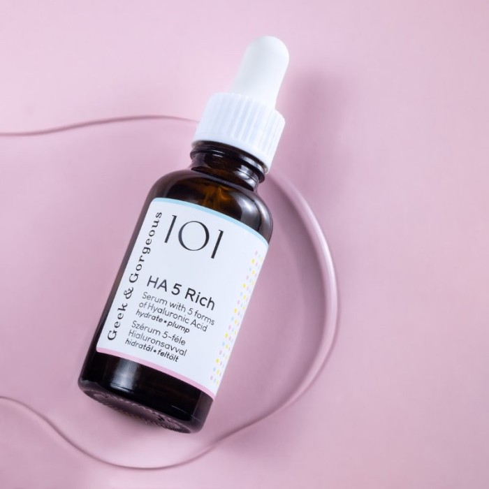 GEEK &amp; GORGEOUS HA 5 Rich Serum z kwasem hialuronowym o bogatej formule 30 ml