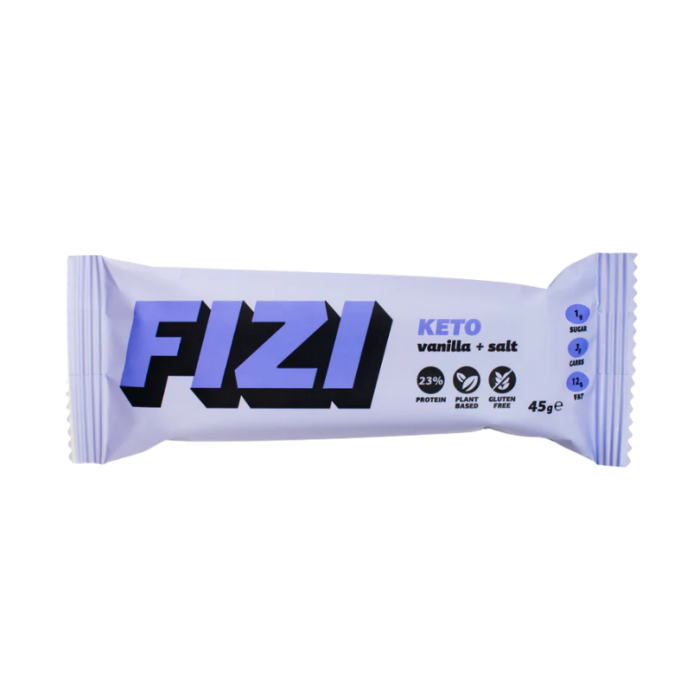 FIZI Keto Baton Proteinowy "Vanilla+Salt" 45g