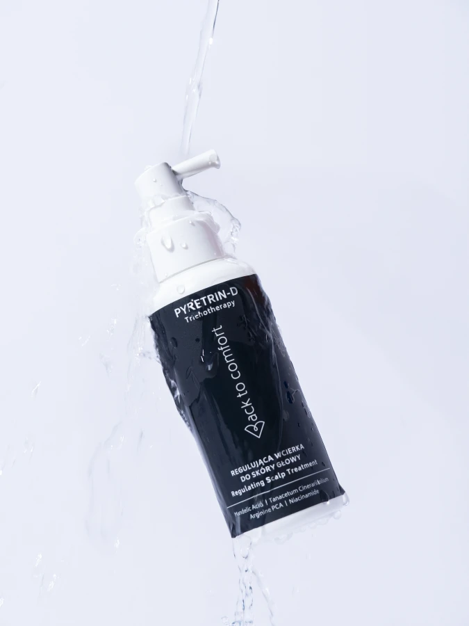 BACK TO COMFORT Regulująca wcierka do skóry głowy Pyretrin-D Trichotherapy 125 ml