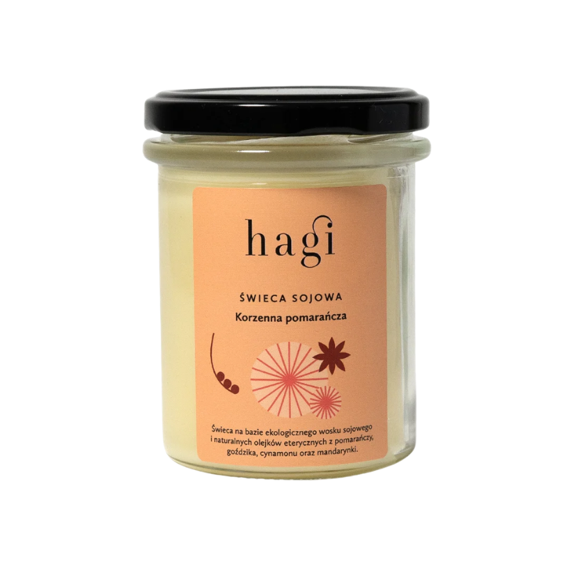 HAGI Świeca sojowa Korzenna Pomarańcza 215 ml