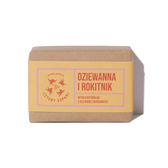 MYDLARNIA CZTERY SZPAKI Mydło Dziewanna i Rokitnik 110g