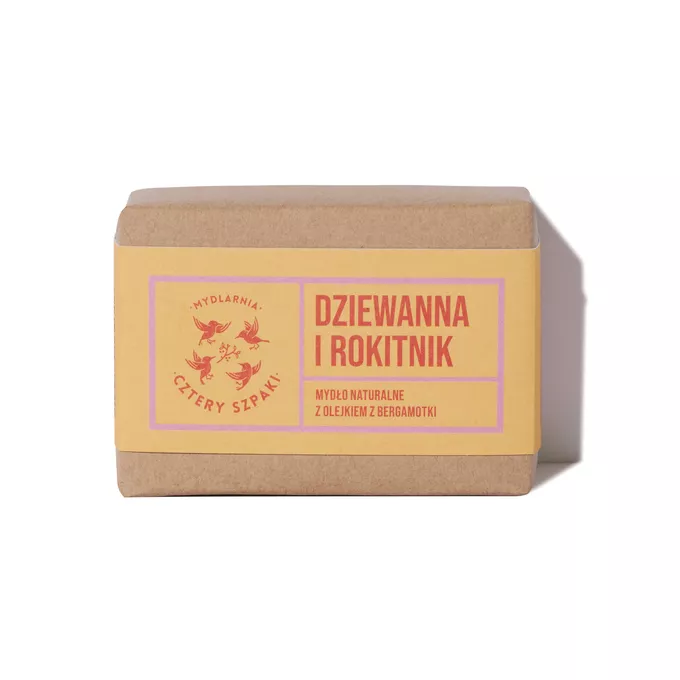 MYDLARNIA CZTERY SZPAKI Mydło Dziewanna i Rokitnik 110g