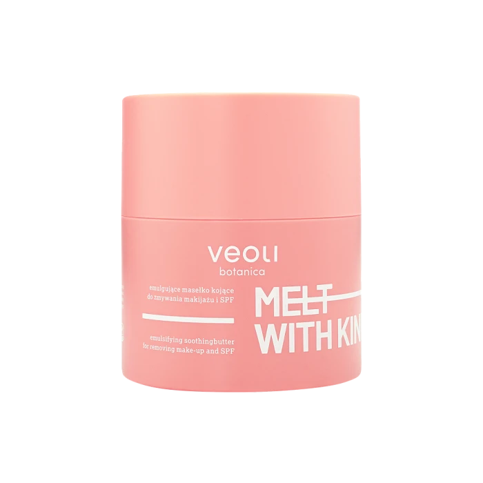 VEOLI BOTANICA MELT WITH KINDNESS Emulgujące masełko łagodzące do zmywania makijażu i SPF do skóry naczyniowej 40 g