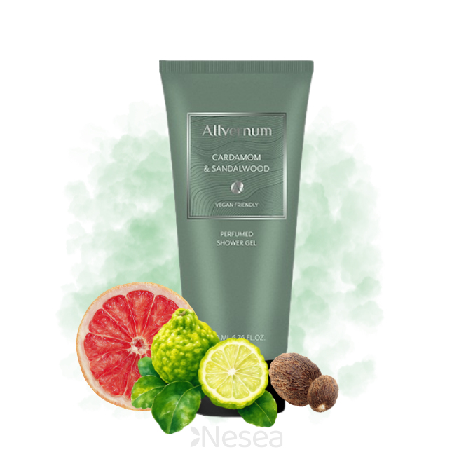 ALLVERNUM Perfumowany żel pod prysznic dla mężczyzn Cardamom &amp;amp; Sandalwood 200 ml