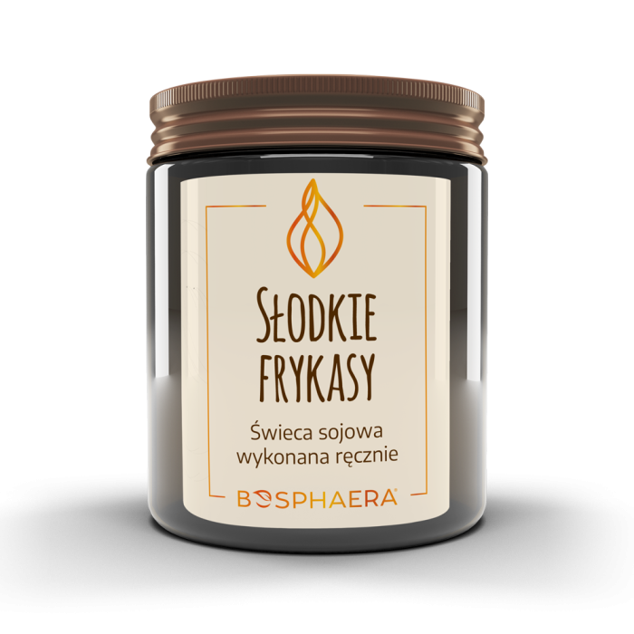 BOSPHAERA Sojowa świeca Słodkie Frykasy cynamon, malina, szarlotka