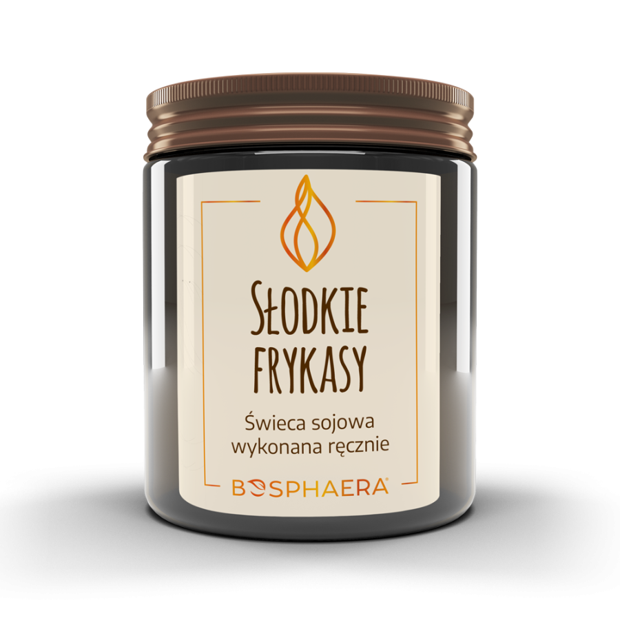 BOSPHAERA Sojowa świeca Słodkie Frykasy cynamon, malina, szarlotka