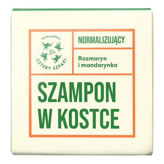 MYDLARNIA CZTERY SZPAKI Normalizujący szampon w kostce 75g