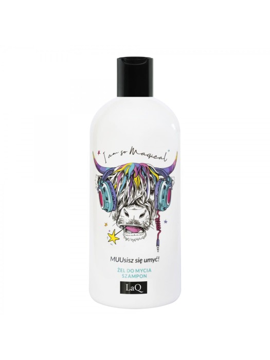 LAQ KROWA Żel do mycia i szampon do włosów 2w1 300 ml