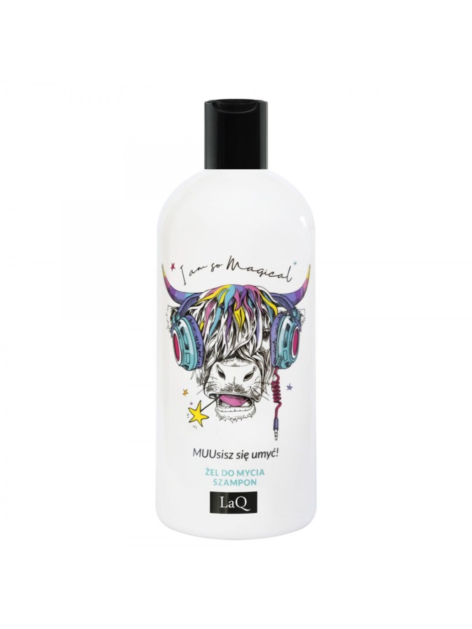 LAQ KROWA Żel do mycia i szampon do włosów 2w1 300 ml