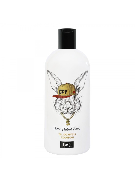 LAQ KRÓLIK Żel do mycia i szampon do włosów 2w1 300 ml