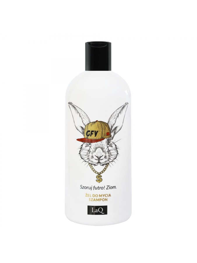 LAQ KRÓLIK Żel do mycia i szampon do włosów 2w1 300 ml