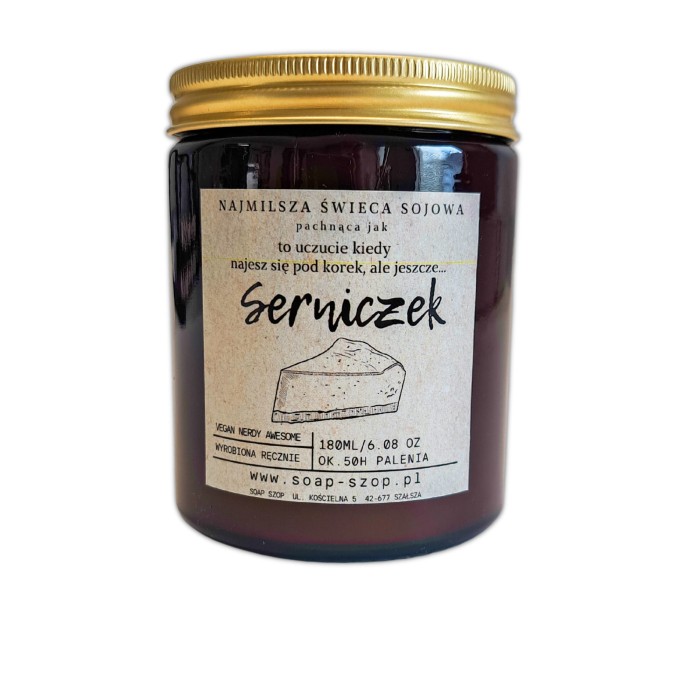 SOAP SZOP Świeca sojowa Serniczek