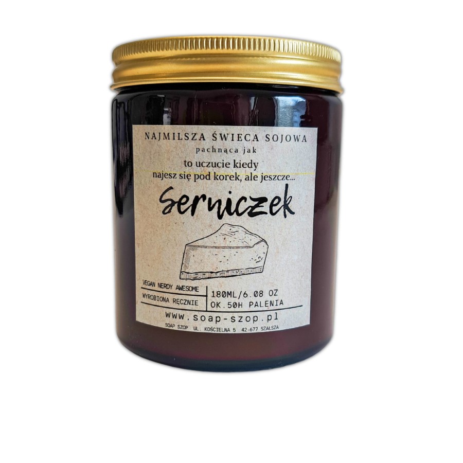 SOAP SZOP Świeca sojowa Serniczek