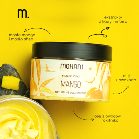 MOHANI Ujędrniający mus mango do ciała 200 ml