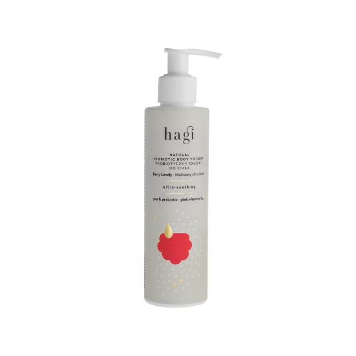 HAGI Probiotyczny jogurt do ciała – Malinowy Chruśniak 200 ml