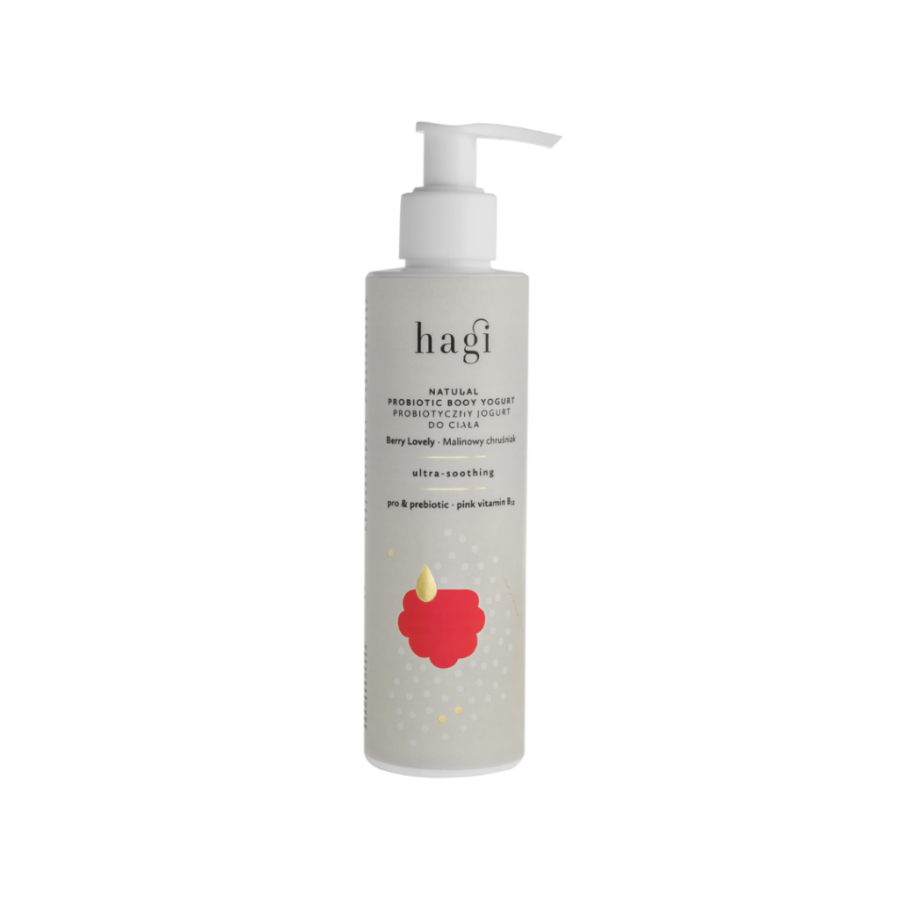 HAGI Probiotyczny jogurt do ciała – Malinowy Chruśniak 200 ml