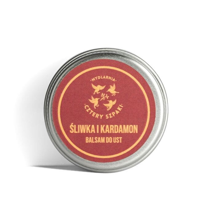 MYDLARNIA CZTERY SZPAKI Balsam do ust Śliwka i Kardamon