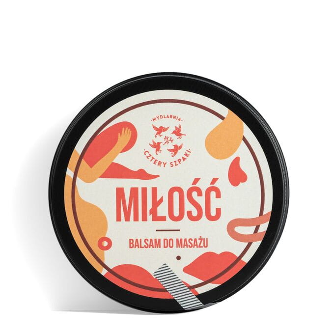 MYDLARNIA CZTERY SZPAKI Miłość - balsam do masażu
