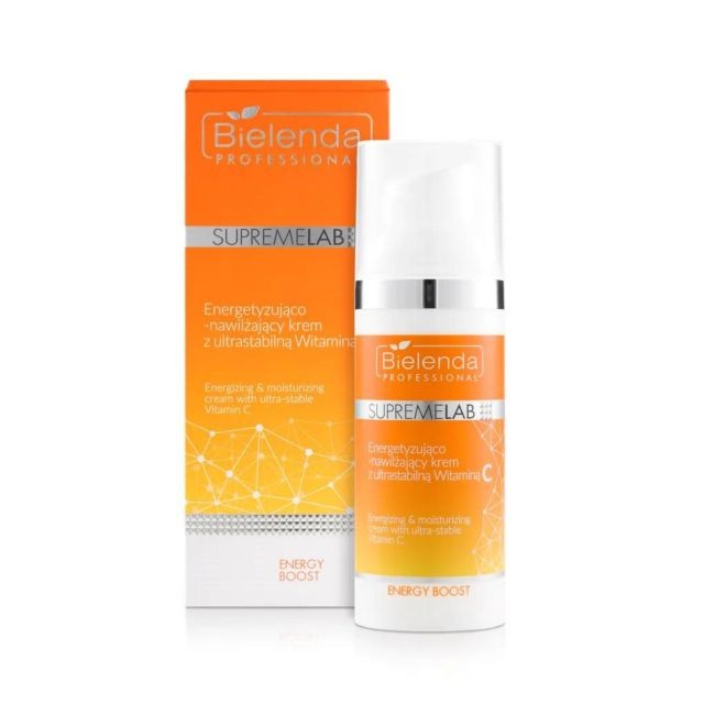 BIELENDA PROFESSIONAL Energetyzująco-nawilżający krem ze stabilną witaminą C 50 ml