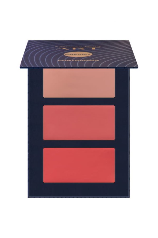PIERRE RENE paleta kremowych róży do policzków Cream Contouring ART 01