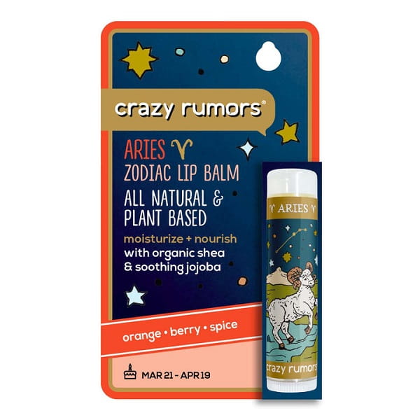 CRAZY RUMORS balsam do ust Zodiak Baran - spices, orange, berry