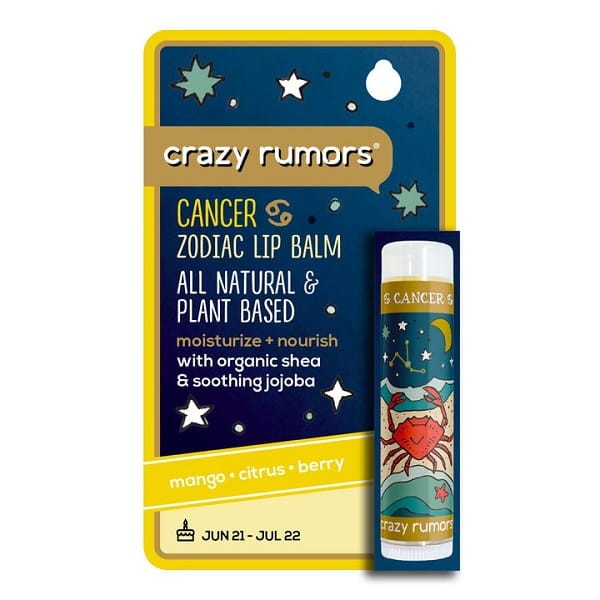 CRAZY RUMORS balsam do ust Zodiak Rak - mango - cytrusy - jagody