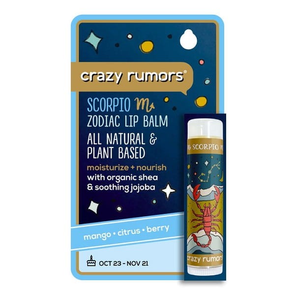 CRAZY RUMORS balsam do ust Zodiak Skorpion - mango, cytrusy, jagody
