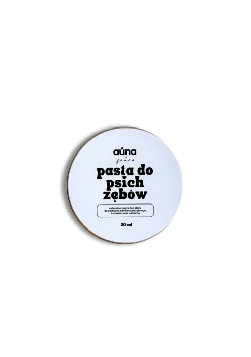 AUNA pasta do PSICH zębów 30 ml KOKOS - BANAN neutralizuje zapach i usuwa kamień