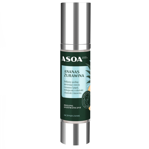 ASOA Peeling Enzymatyczny Ananas-Żurawina