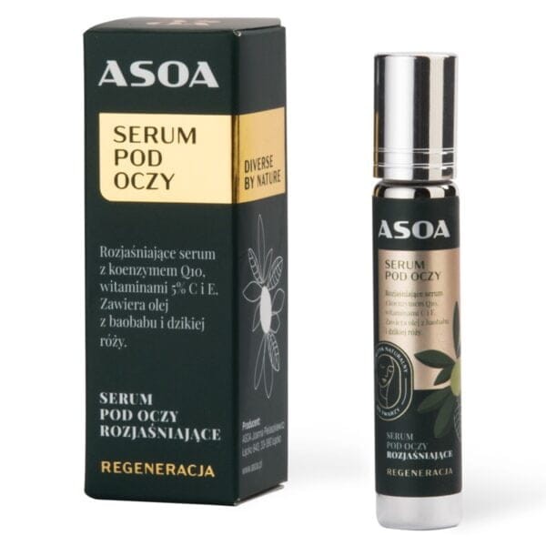ASOA Serum Pod Oczy Z Koenzymem Q10 Witaminą C i E