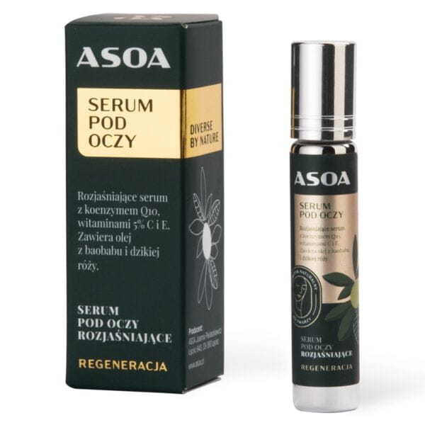 ASOA Serum Pod Oczy Z Koenzymem Q10 Witaminą C i E