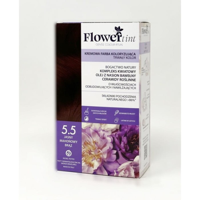 FLOWERTINT Farba do włosów 5.5 Jasny mahoniowy brąz