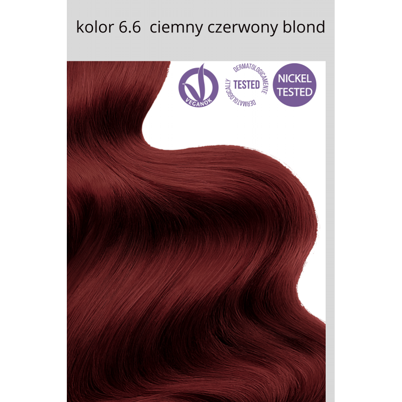 FLOWERTINT Farba do włosów 6.6 Ciemny czerwony blond