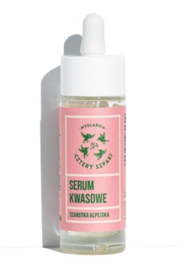 MYDLARNIA CZTERY SZPAKI Serum kwasowe Szarotka Alpejska 30ml