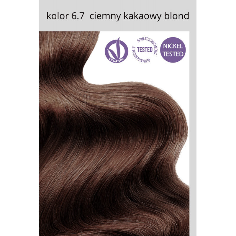 FLOWERTINT Farba do włosów 6.7 Ciemny kakaowy blond