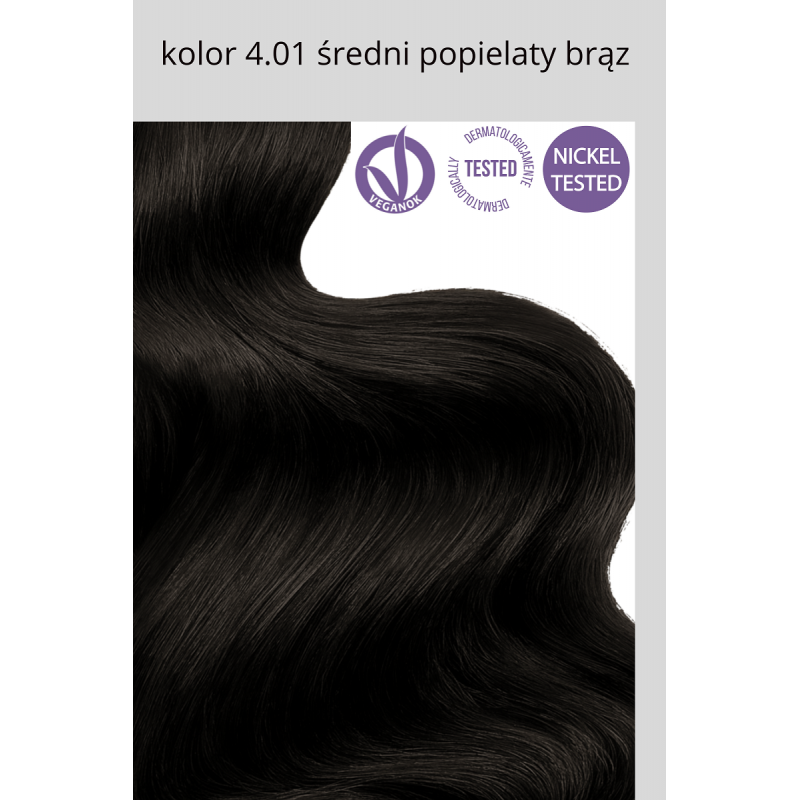 FLOWERTINT Farba do włosów 4.01 Średni popielaty brąz
