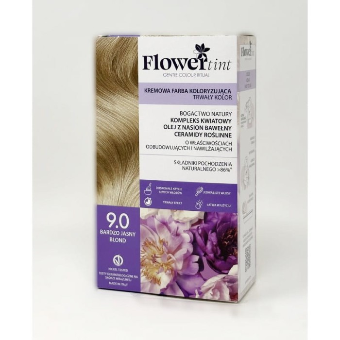 FLOWERTINT Farba do włosów 9.0 Bardzo jasny blond