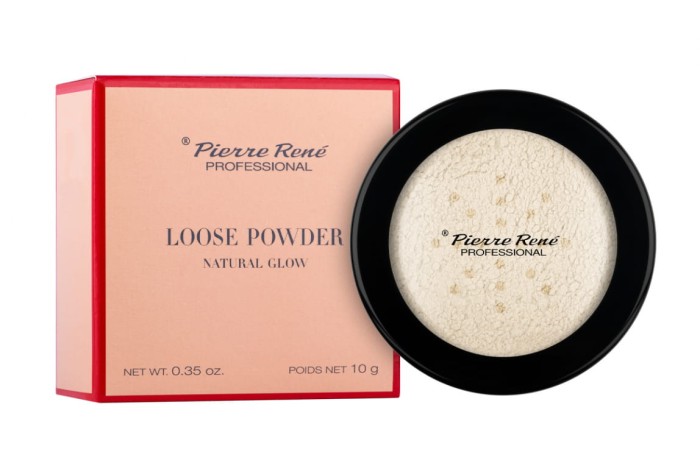 PIERRE RENE Puder sypki Natural Glow Loose Powder