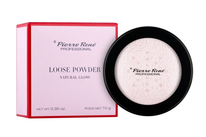 PIERRE RENE Puder sypki Natural Glow Pink Loose Powder